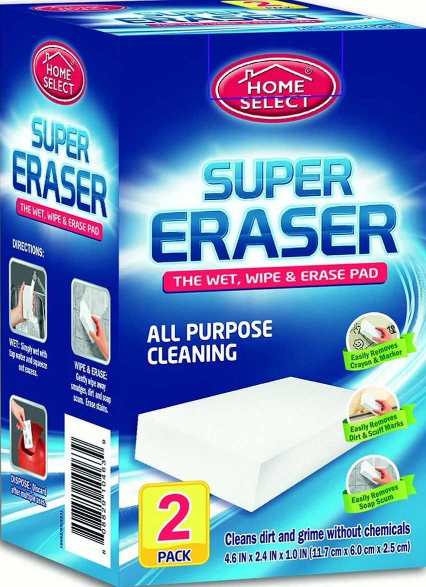 2 Pack Super Eraser Disposable Cleaning Pads Just Use Water To Effo