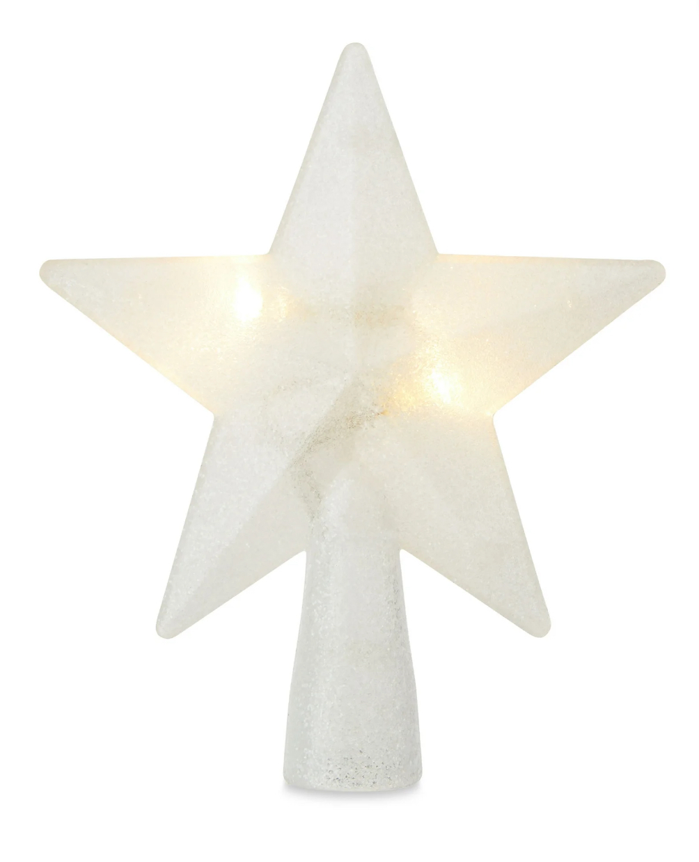 4" LED Christmas Tree Topper, Glittering Mini Star, by Holiday Time
