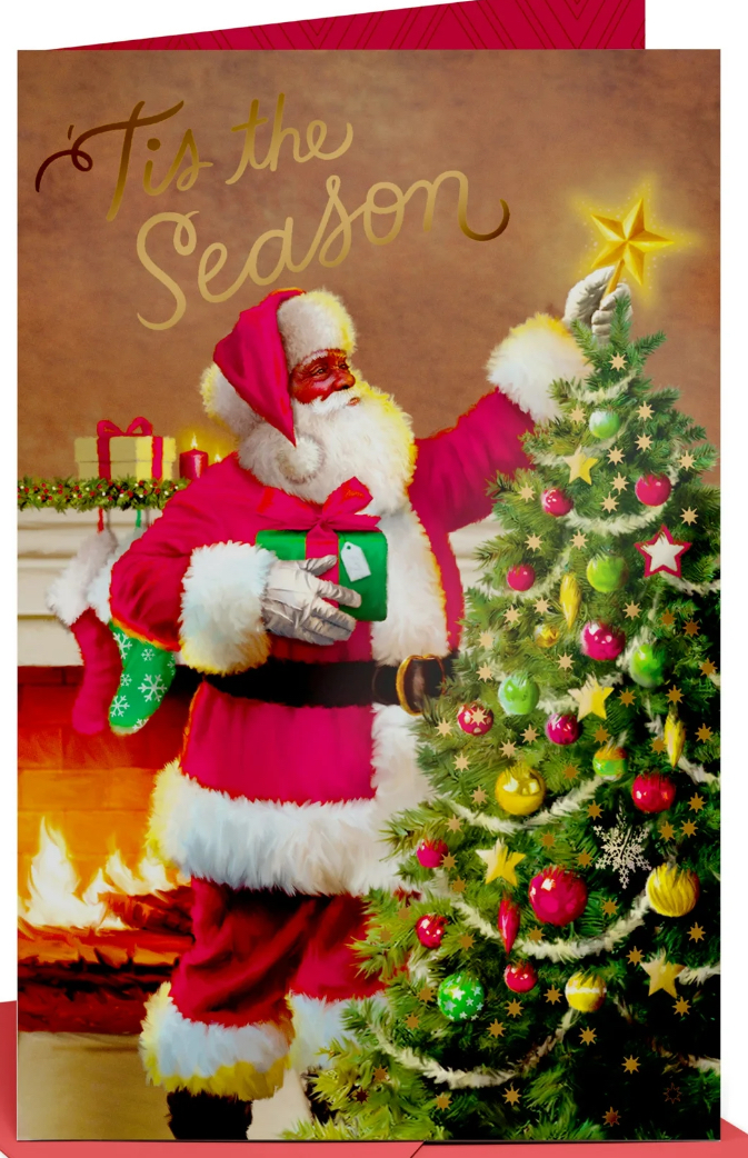 American Greetings Christmas Card for Anyone (Santa's Magic)