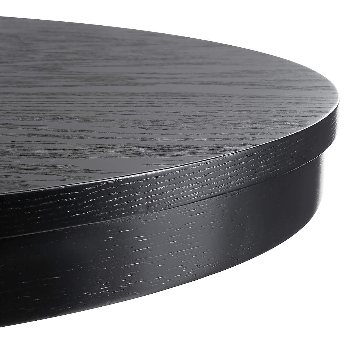 Aniston Black 45" Round Extension Dining Table