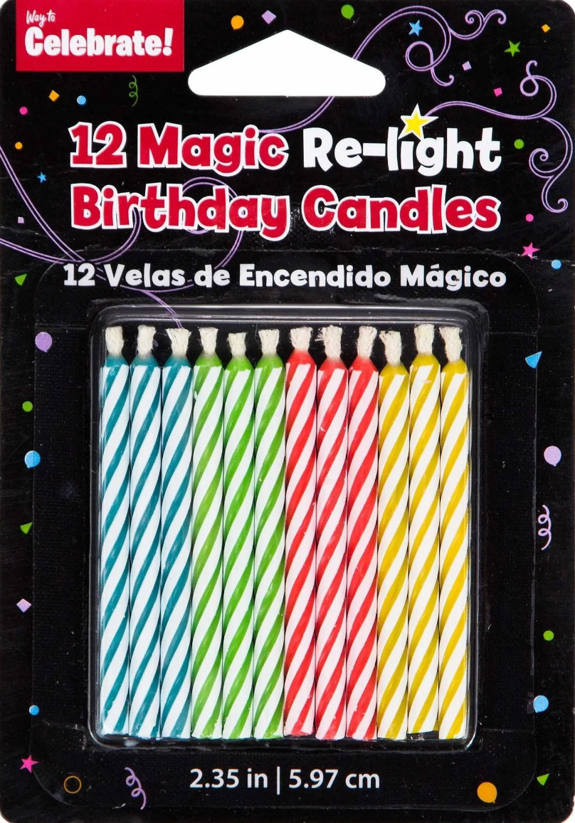 Betty Crocker Relight Candle - 12 Count