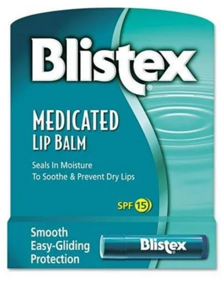 Blistex Medicated Lip Balm, SPF 15, Anti-Aging, Lip Protectant, 1 stick, 0.15oz