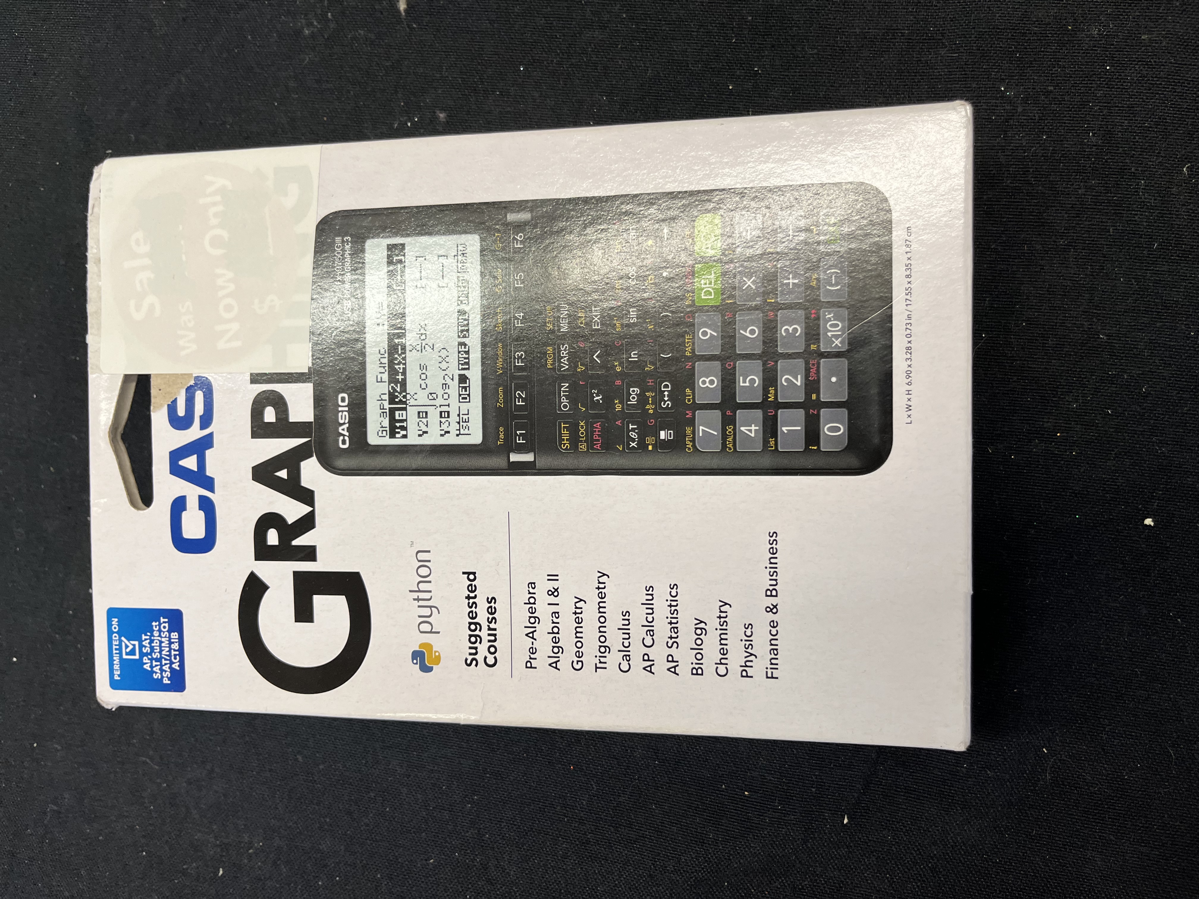 Casio FX-9750Glll Graphing Calculator for High School and College, Black