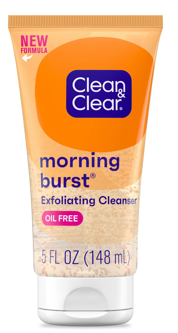 Clean & Clear Morning Burst Oil-Free Exfoliating Face Scrub, 5 oz