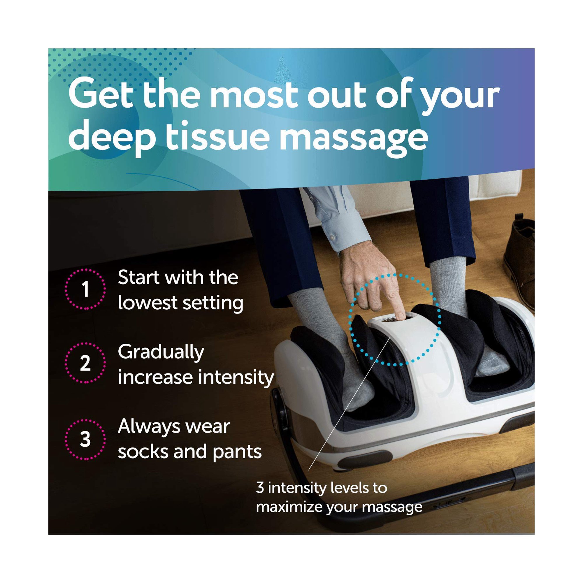 Cloud Massage Shiatsu Foot, Ankle & Calf Cloud Massager