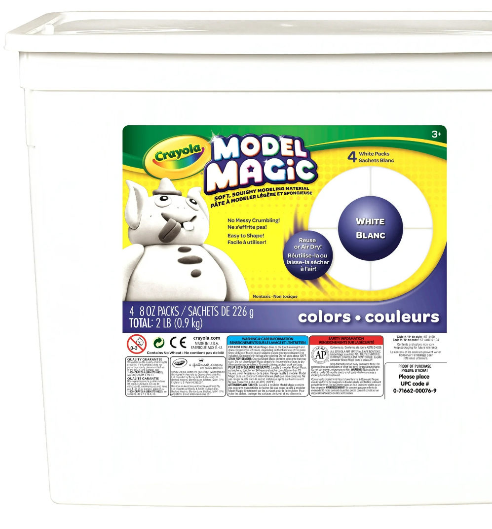 Crayola Model Magic, 2lbs., White