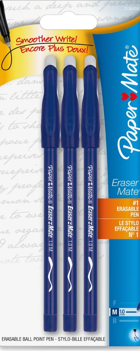 Erasermate Ballpoint Pen