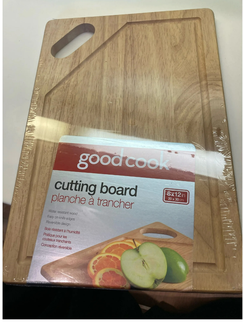Good Cook 10088 8 x 12 in. Wood Cutting Board