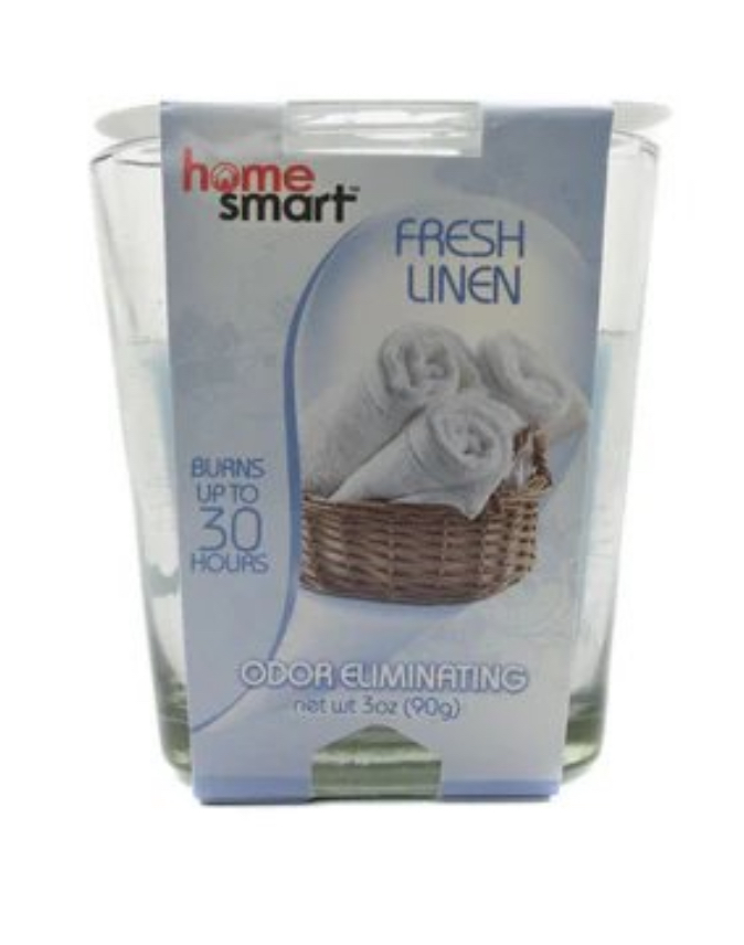 Home Smart Tumbler Candle Fresh Linen 3oz