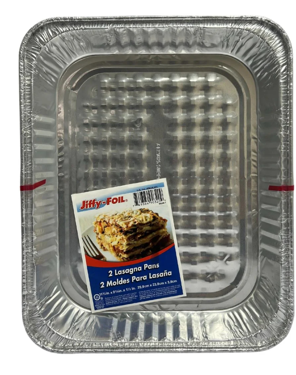 Jiffy-Foil Aluminum Lasagna Pan 2-Count