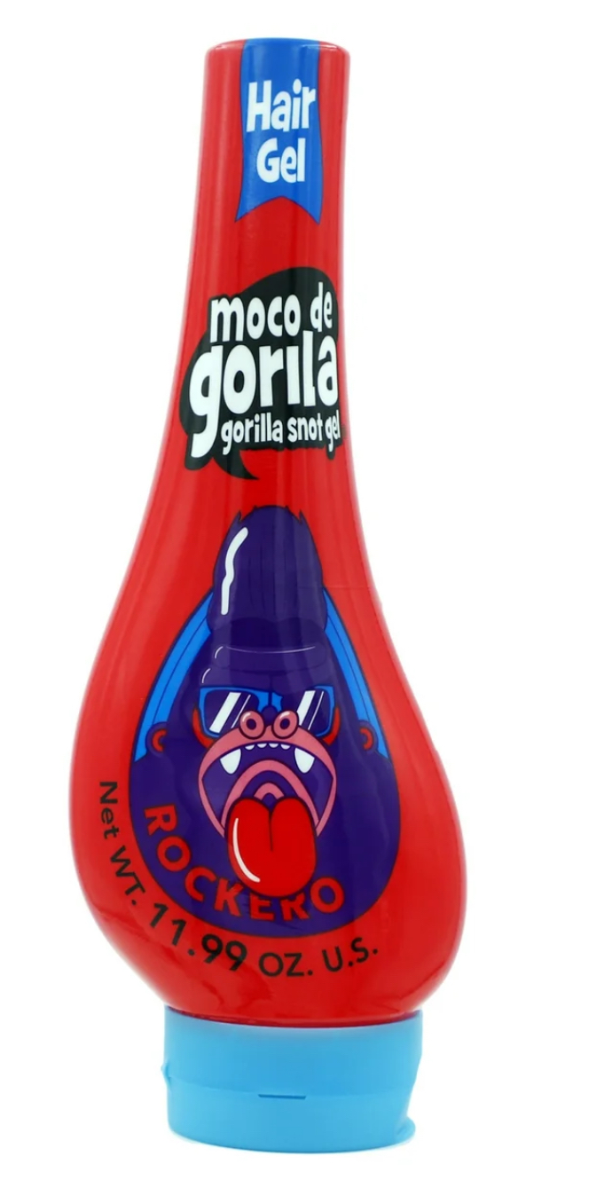 Moco Gorilla Hair Styling Gel Rockero Unisex for Long Lasting Hold, 11.9 oz Squeeze Bottle