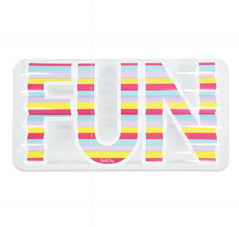 Packed Party 71” Multi-Color Large Inflatable Pool Float