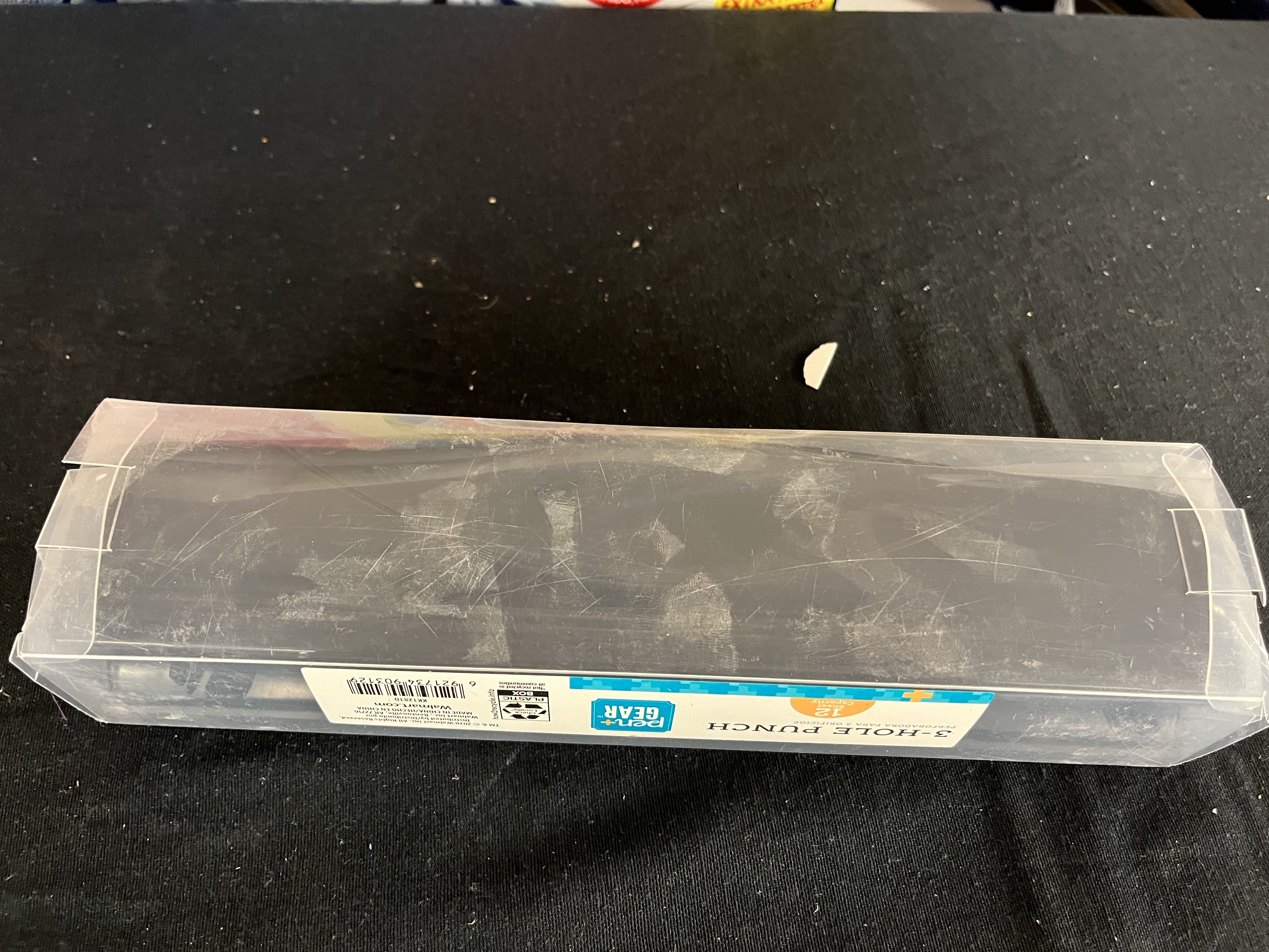 Pen+Gear 3 Hole Paper Punch, Assorted Colors,11.75 x 2.75 x 2.75inch, New Condition