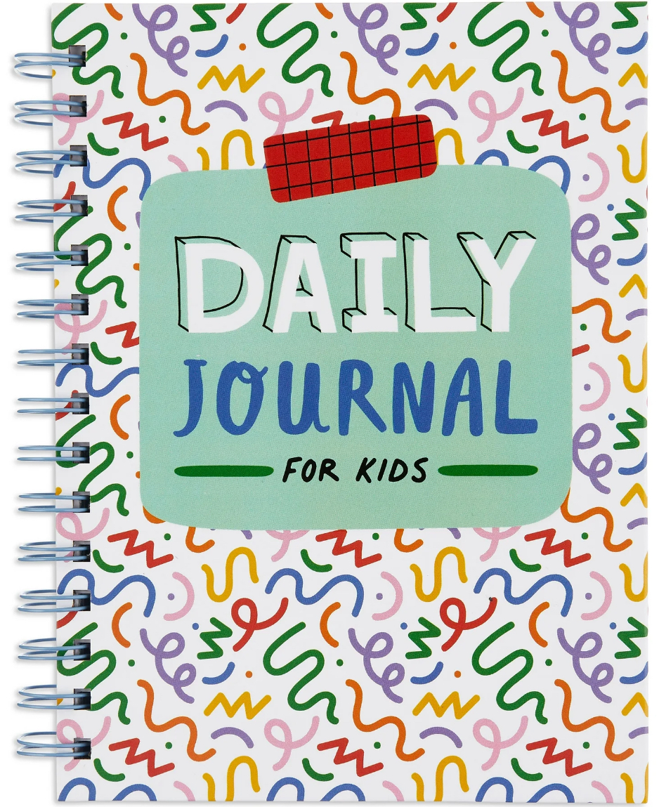 Pen+Gear Hardcover Spiral Daily Journal for Kids, 204 Pages, 6.42" x 8", Uncoated Paper