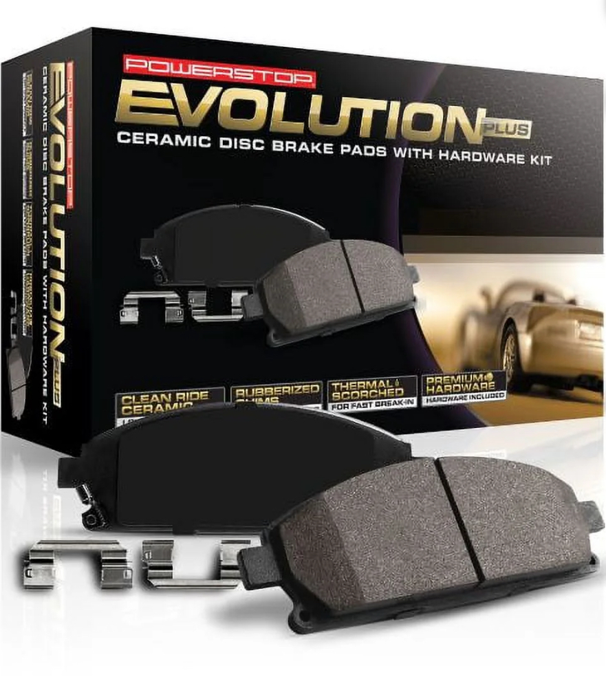 Power Stop Front Z17 Evolution Ceramic Brake Pads with Hardware 17-1078
