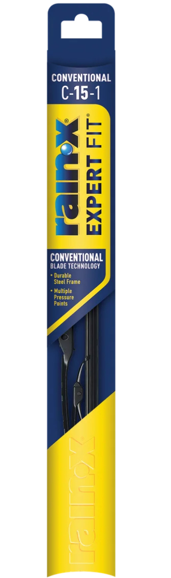 Rain-X Expert Fit Conventional Windshield Wiper Blade C-15 -1-860015