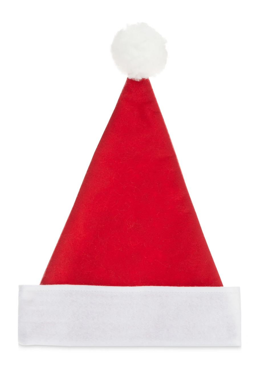 Red Felt Santa Hat, Medium, by Holiday Time