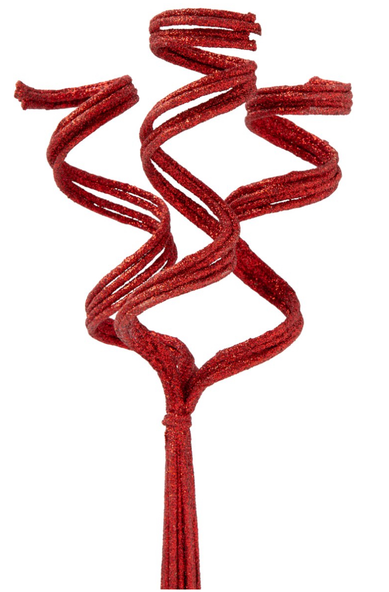 Red Ting Christmas Pick, 18 in, by Holiday Time
