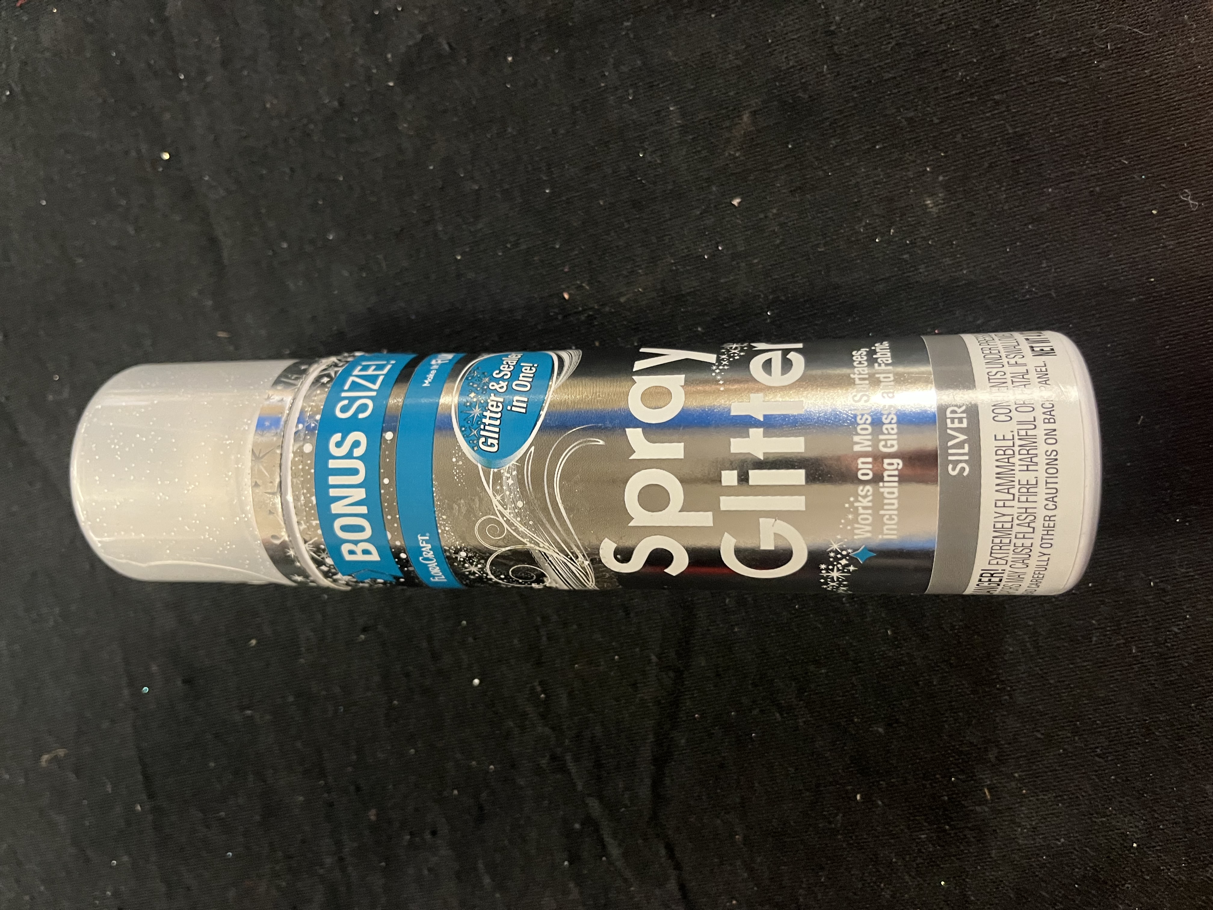 Rust-Oleum 267734 Glitter Silver Glitter Spray