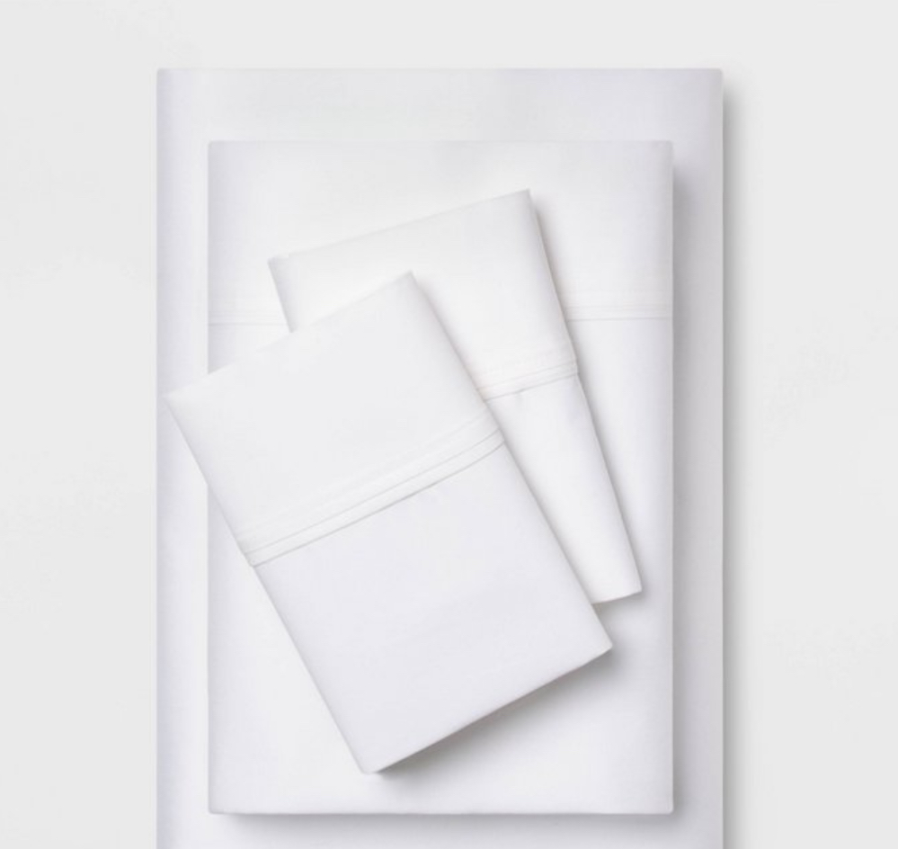 Standard 320 Thread Count Cool TENCEL Lyocell Pillowcase White- Threshold