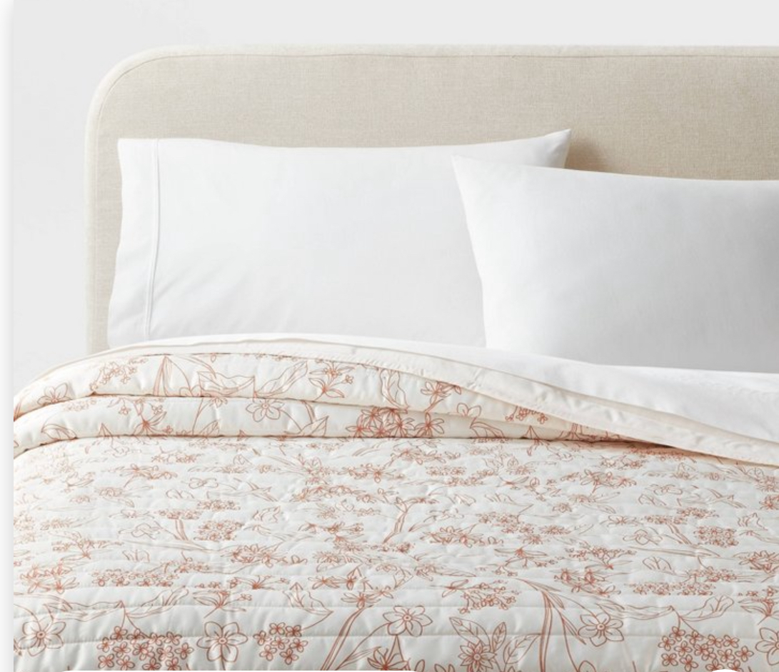 Twin/Twin Extra Long Satin Quilt Copper -Room Essentials