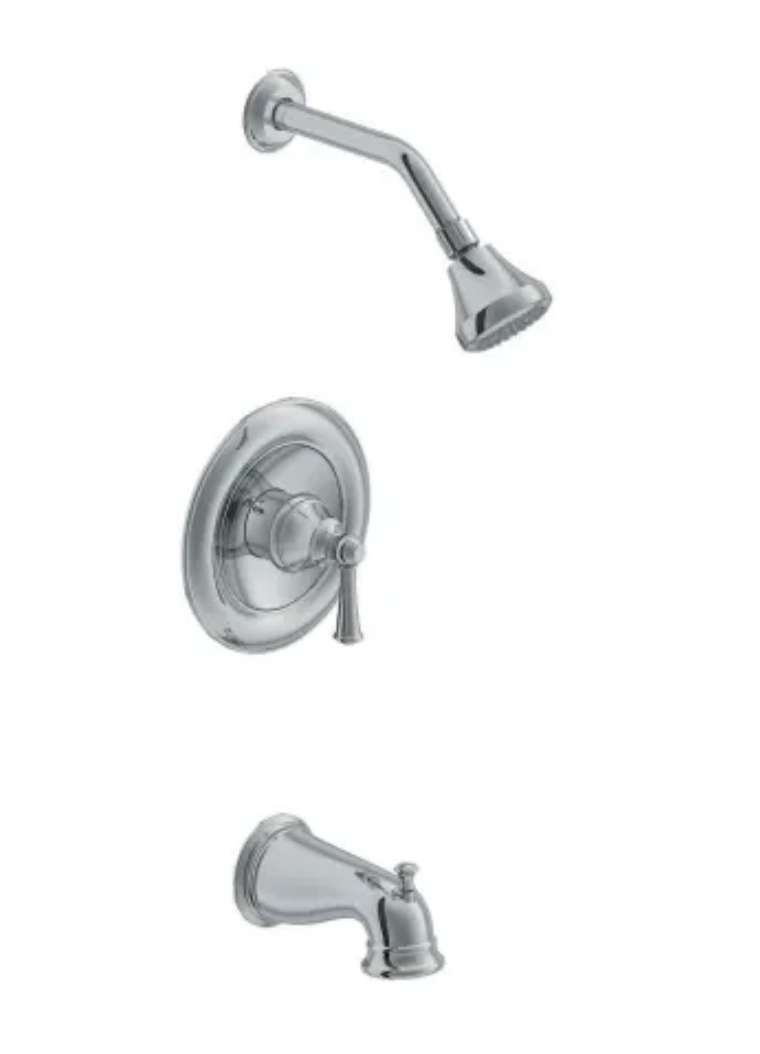 PROFLO Bartlett Tub and Shower Trim Package with 1.8 GPM Single Function Shower Head
