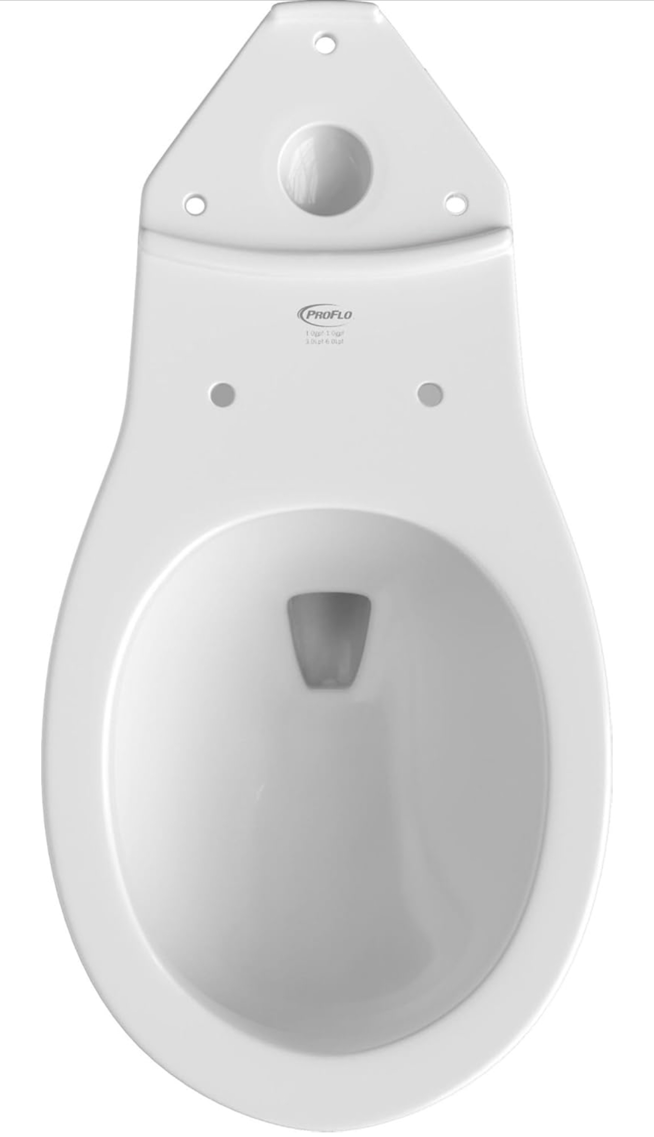 PROFLO Gilpin Round Toilet Bowl Only - White