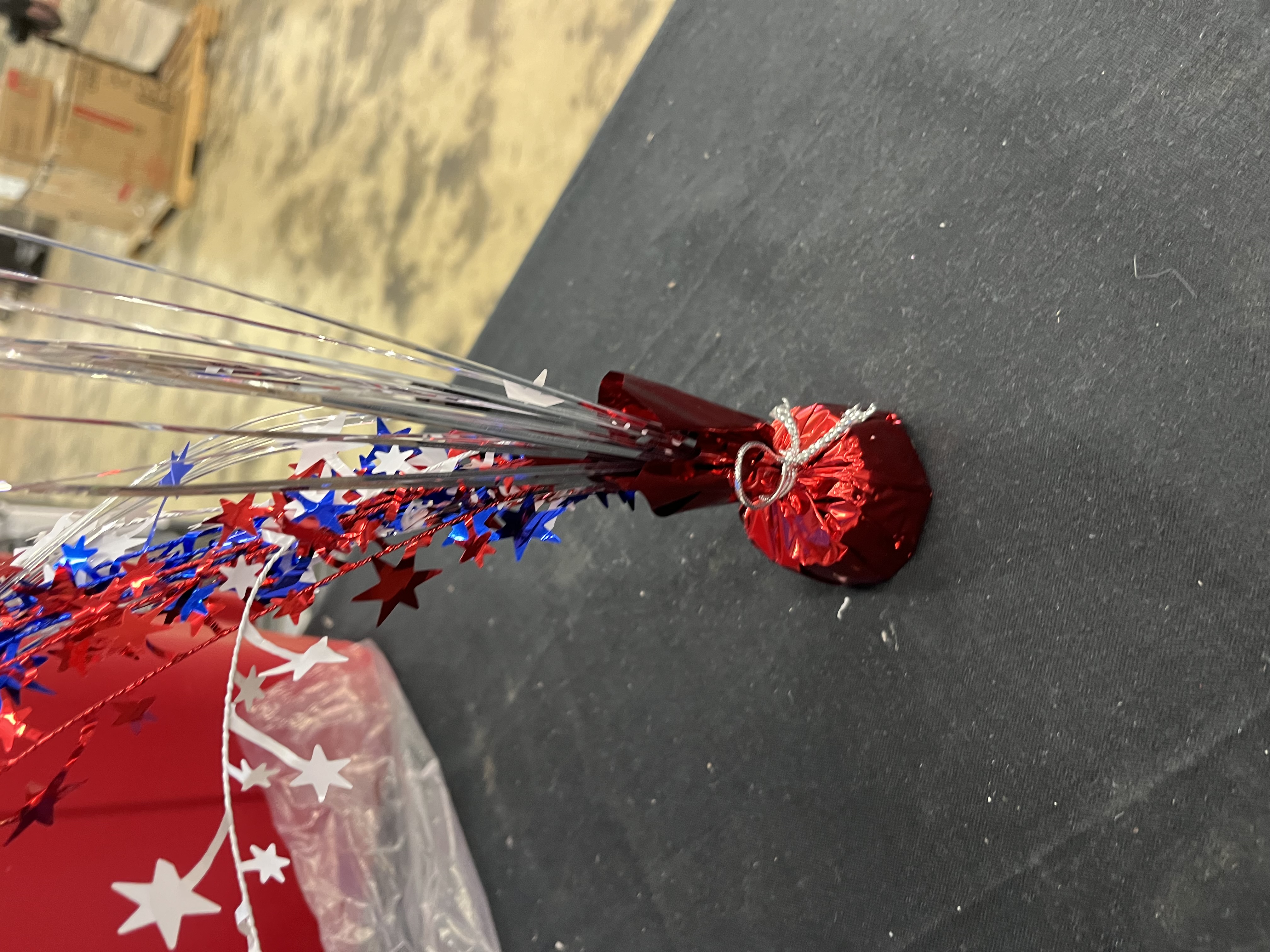 Red, White & Blue 4th of July Holiday Centerpiece -Way to Celebrate