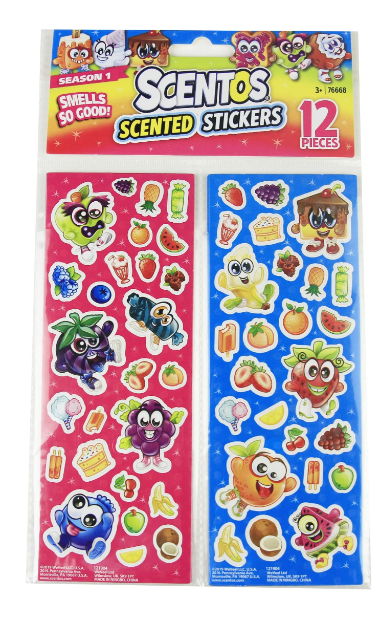 Scentos Long Lasting Scented Stickers,