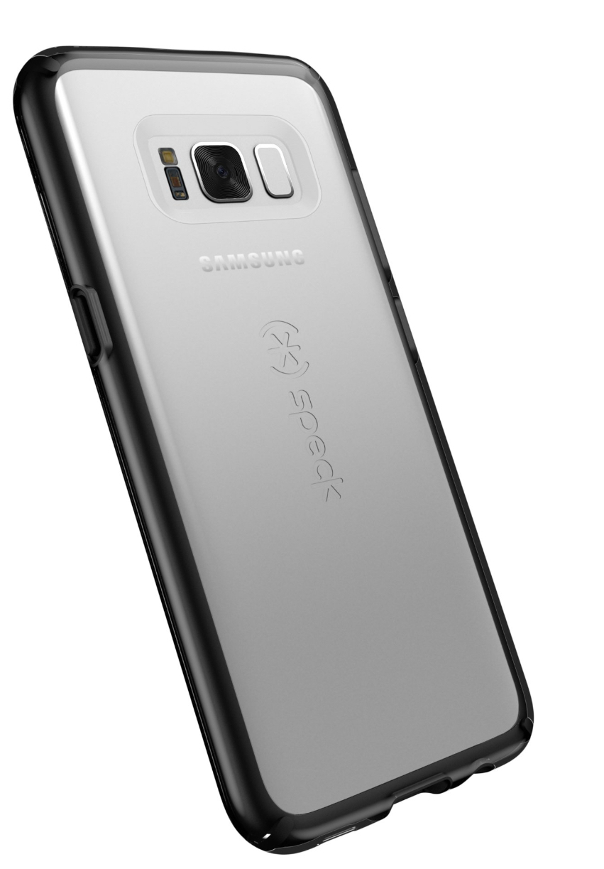 Speck GemShell Case for Galaxy S8+, GemShell Clear and Black
