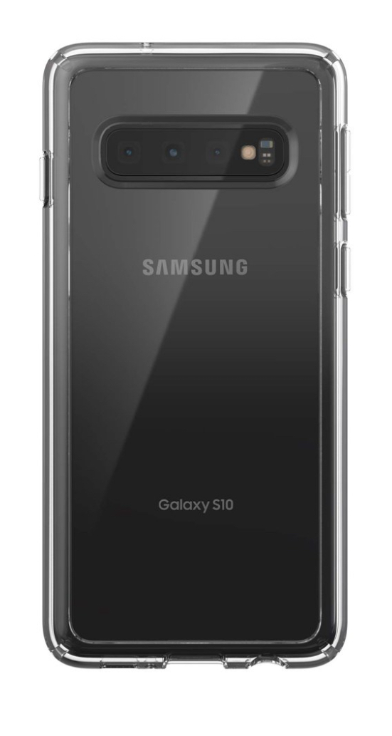 Speck Samsung Galaxy S10 Case, Clear & Clear