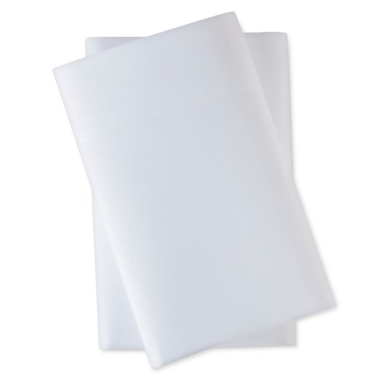 Standard Microfiber Pillowcase Set White - Room Essentials™: 2-Pack, 170 Thread Count, OEKO-TEX Certified