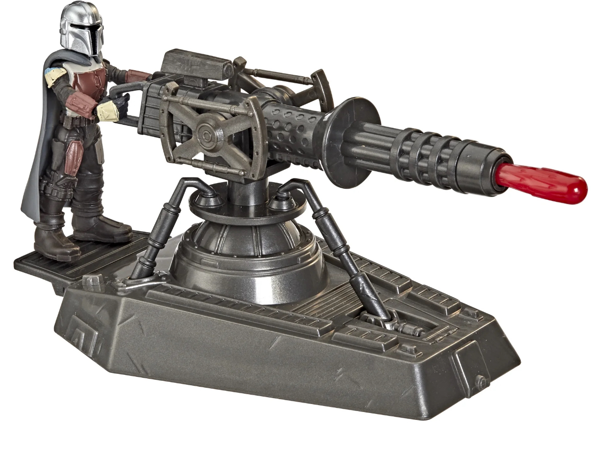 Star Wars Mission Fleet Expedition Class Hover E-Web Cannon Mandalorian Figure