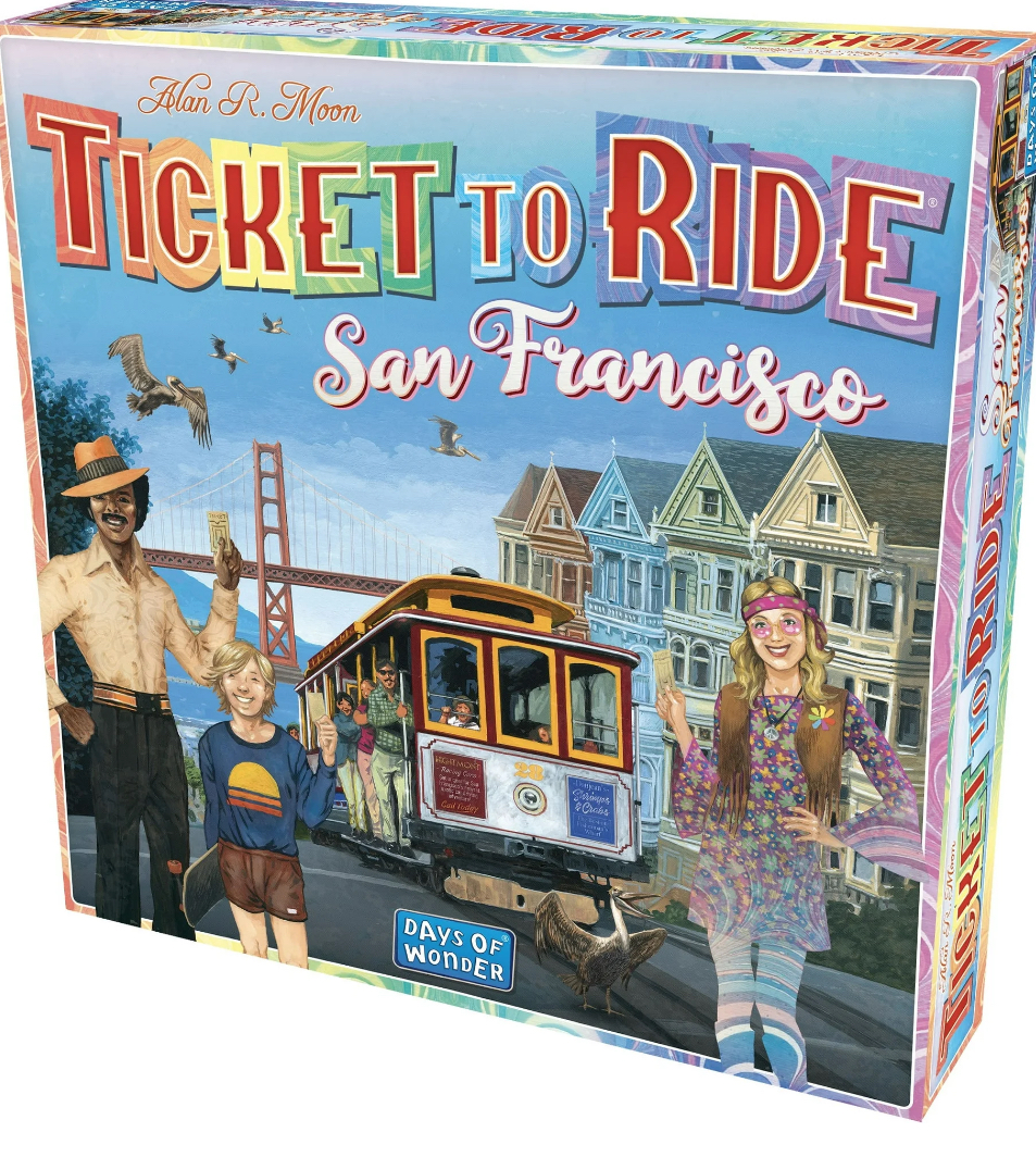 Ticket to Ride San Francisco Family Strategy Board Game for Ages 8 and up