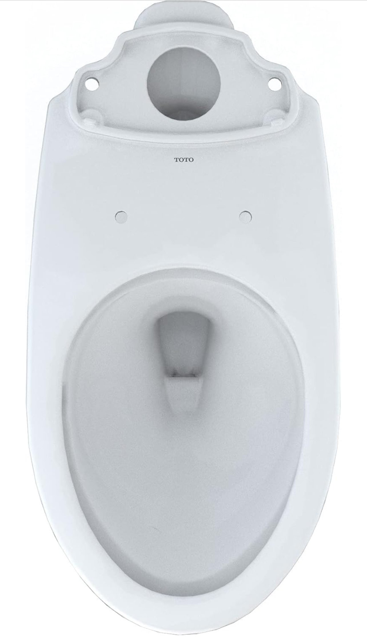 TOTO Drake Elongated TORNADO FLUSH Toilet Bowl with CEFIONTECT, Cotton White