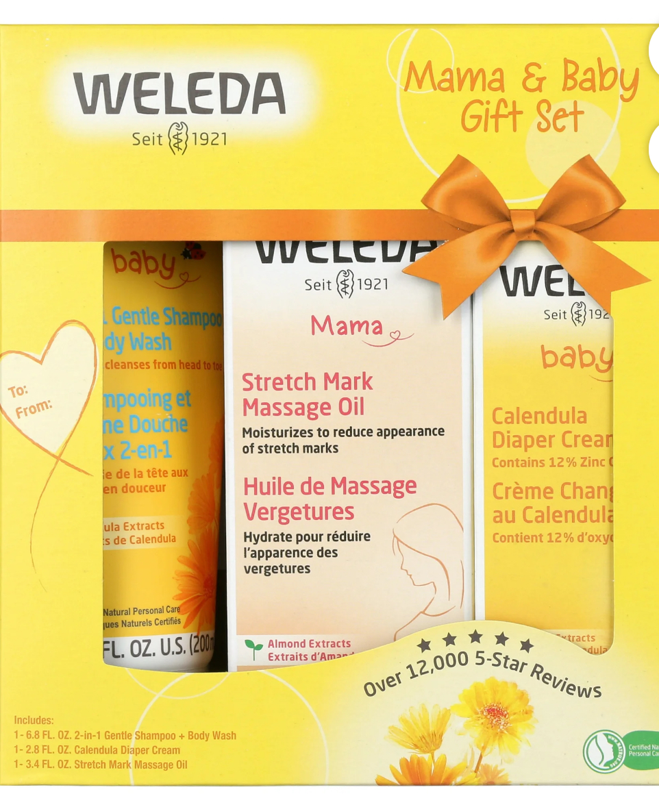 Weleda Mama & Baby Gift Set, 3 Piece Set